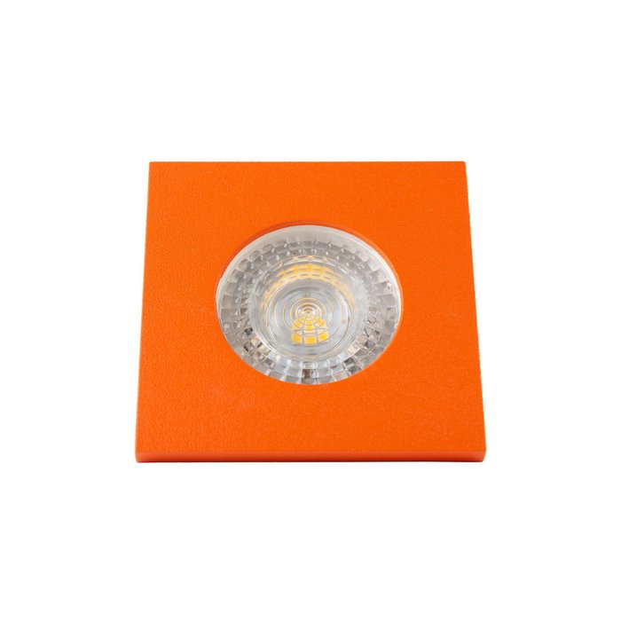 Точечный встраиваемый светильник оранжевого цвета - купить Встраиваемые споты по цене 1266.0