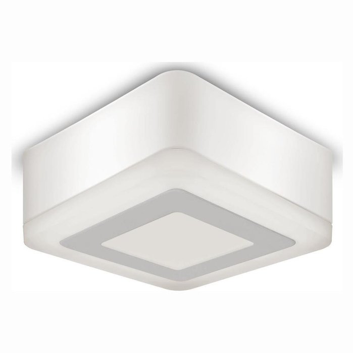 Потолочный светодиодный светильник Backlight белого цвета