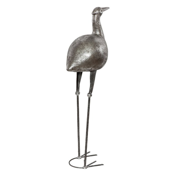 Скульптура Цапля серебряного цвета - лучшие Фигуры и статуэтки в INMYROOM