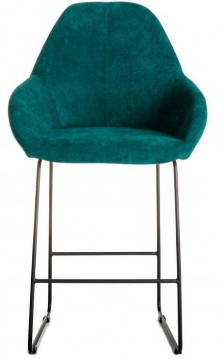 Кресло барное Kent изумрудного цвета - лучшие Барные стулья в INMYROOM