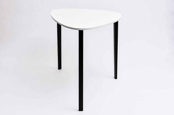 Стол обеденный Shell Compact черно-белого цвета - лучшие Обеденные столы в INMYROOM