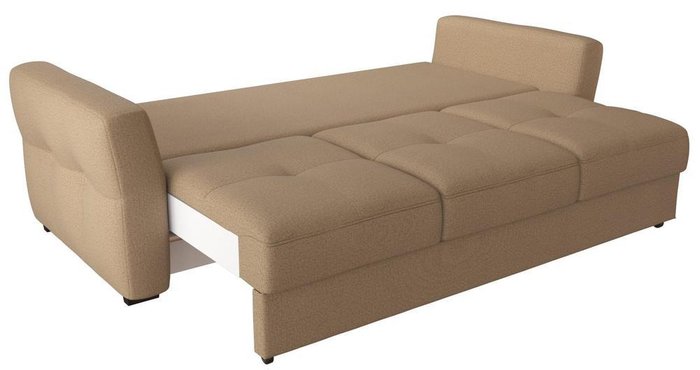 Диван-кровать прямой Манхеттен Fox светло-коричневого цвета  - купить Прямые диваны по цене 26350.0