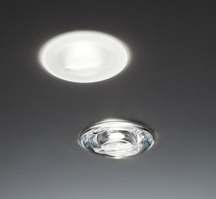 Встраиваемый светильник Faretti из прозрачного стекла - купить Встраиваемые споты по цене 6690.0