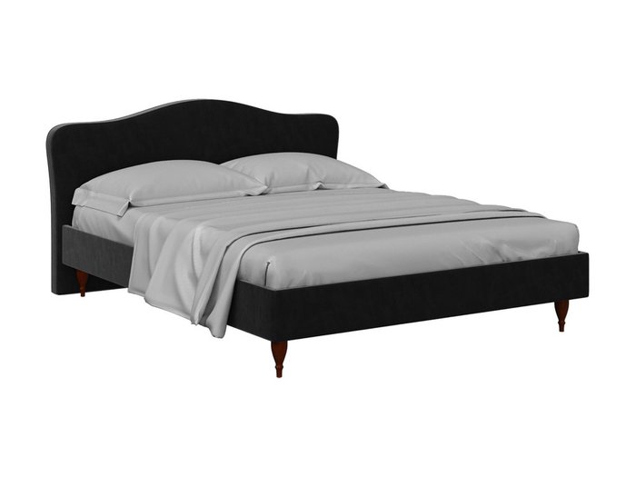 Кровать Queen II Elizabeth L 160х200 черного цвета