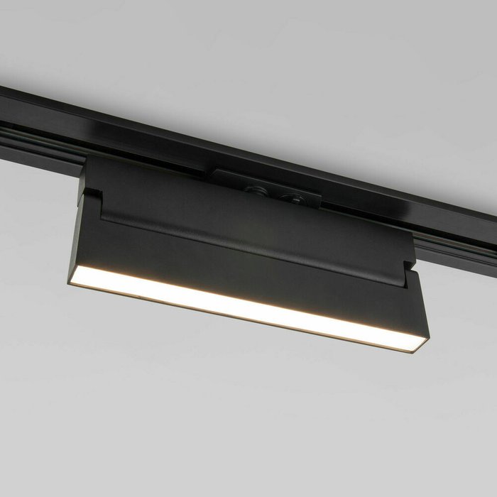 Трековый светильник для однофазного шинопровода Arda черного цвета