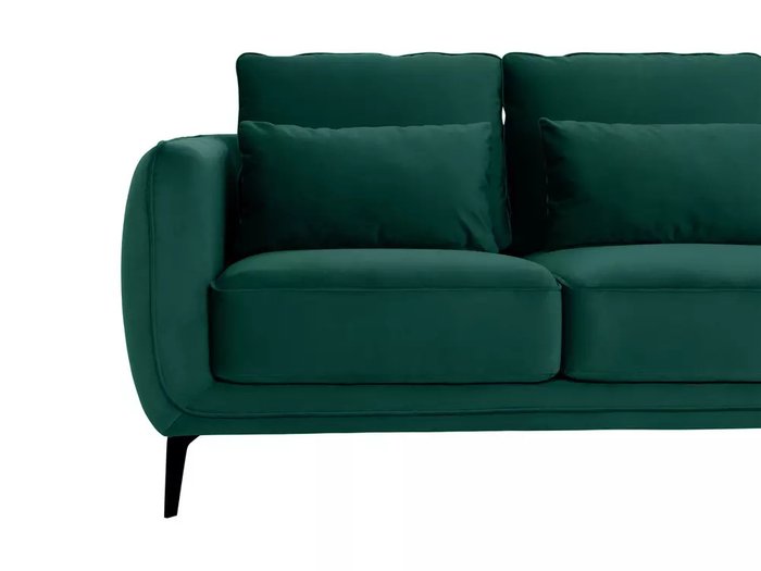 Диван Amsterdam темно-зеленого цвета - лучшие Прямые диваны в INMYROOM