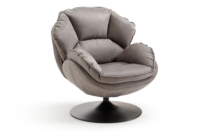 Кресло Bergen серо-коричневого цвета