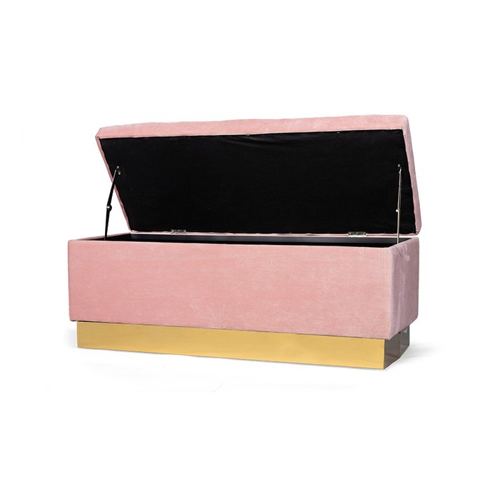 Банкетка Amy Case розового цвета - лучшие Банкетки в INMYROOM