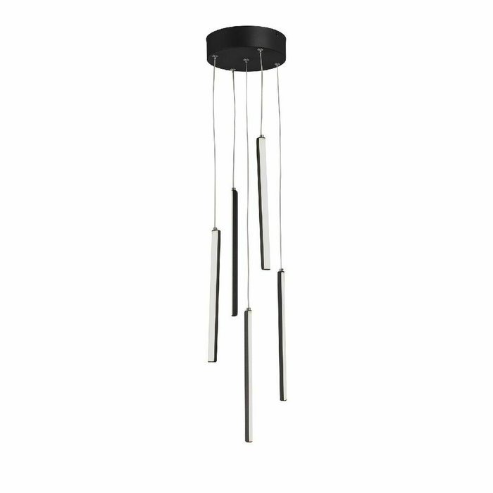 Подвесной светильник V3045-1/5S (металл, цвет черный) - лучшие Подвесные светильники в INMYROOM