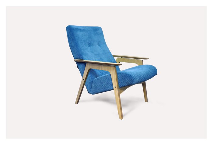 Кресло Каллисто синего цвета