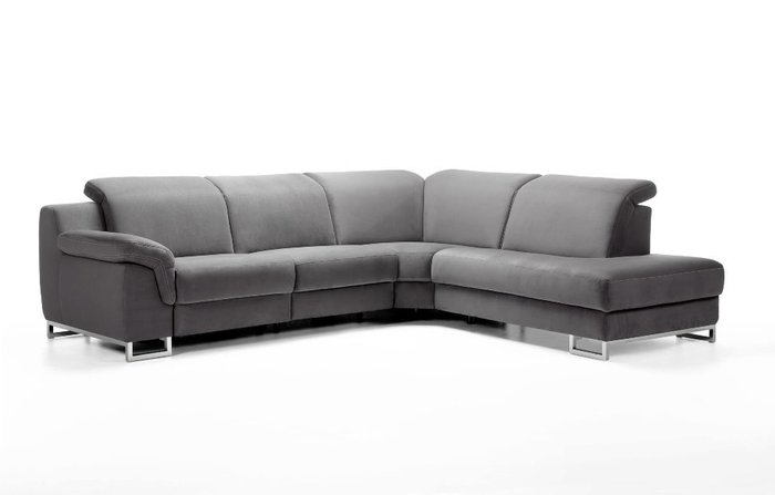Угловой диван-кровать Apollon темно-серого цвета - лучшие Прямые диваны в INMYROOM