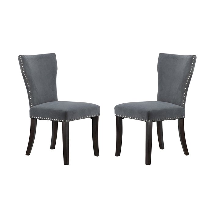 Набор из двух стульев серого цвета