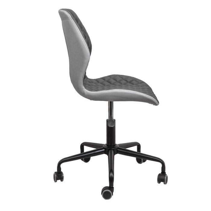 Кресло поворотное Delfin серого цвета - лучшие Офисные кресла в INMYROOM