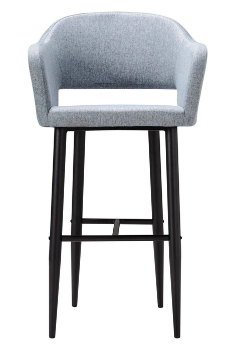 Стул барный Oscar серого цвета - лучшие Барные стулья в INMYROOM