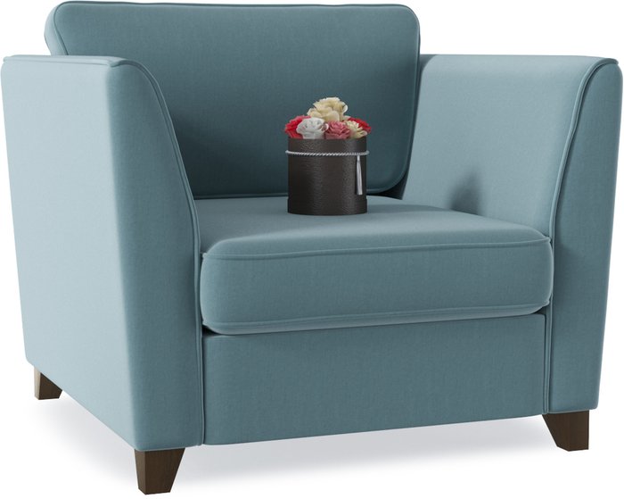 Кресло Walford голубого цвета - купить Интерьерные кресла по цене 20190.0