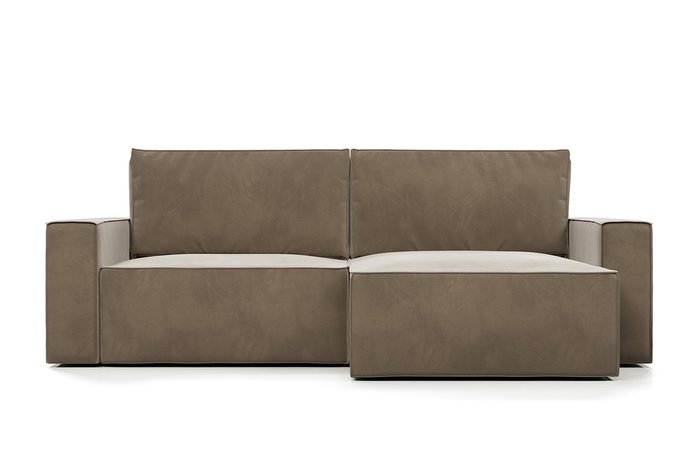 Угловой диван-кровать Корсо бежевого цвета - лучшие Угловые диваны в INMYROOM