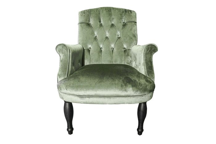 Кресло Касабланка зеленого цвета - купить Интерьерные кресла по цене 22638.0