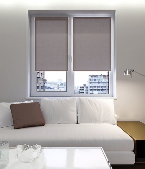 Мини Ролета Декор 80,5х175 пепел розы