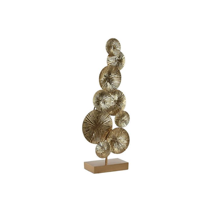Декоративная фигура Позолоченный круги 20 x 7,6 x 47 cm