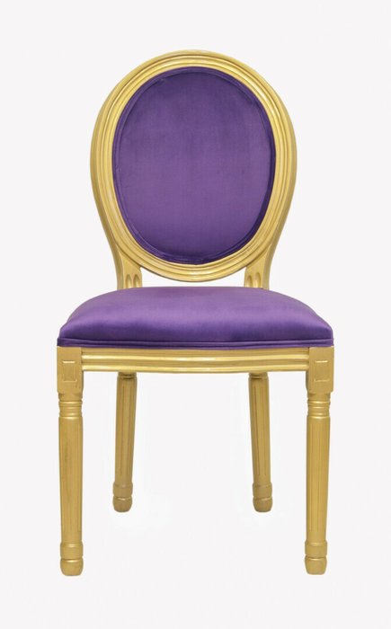 Стул Volker Violet Gold с мягкой обивкой Стул Volker Violet Gold с мягкой обивкой