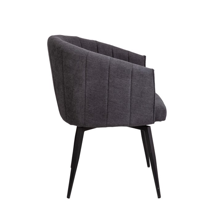 Кресло поворотное Melon серого цвета - лучшие Интерьерные кресла в INMYROOM