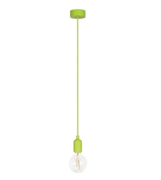 Подвесной светильник Silicone зеленого цвета