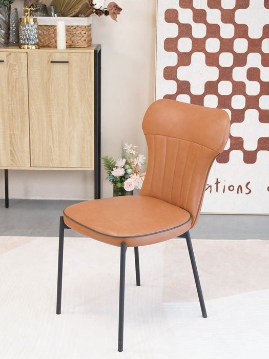Стул Corda коричневого цвета - лучшие Обеденные стулья в INMYROOM