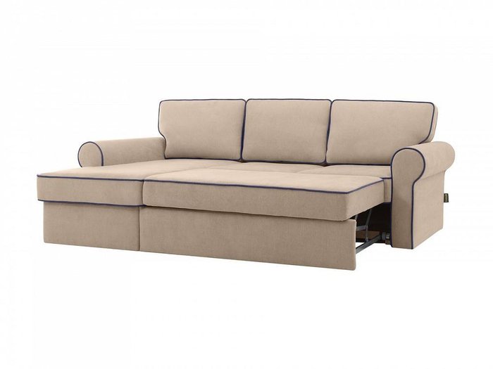 Угловой диван-кровать Murom бежевого цвета - лучшие Угловые диваны в INMYROOM