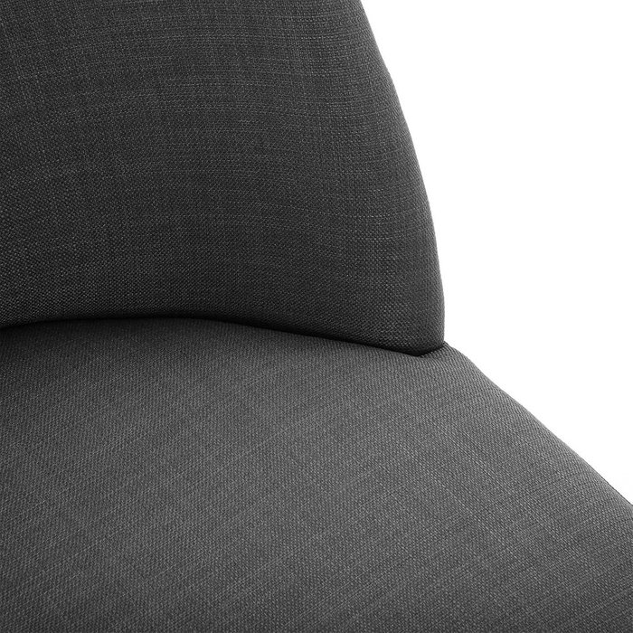 Кресло из дерева и ткани темно-серого цвета - лучшие Интерьерные кресла в INMYROOM