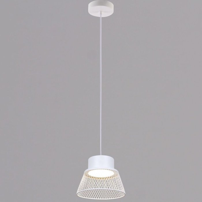 Подвесной светильник 01109-0.9-01 WT (металл, цвет белый)