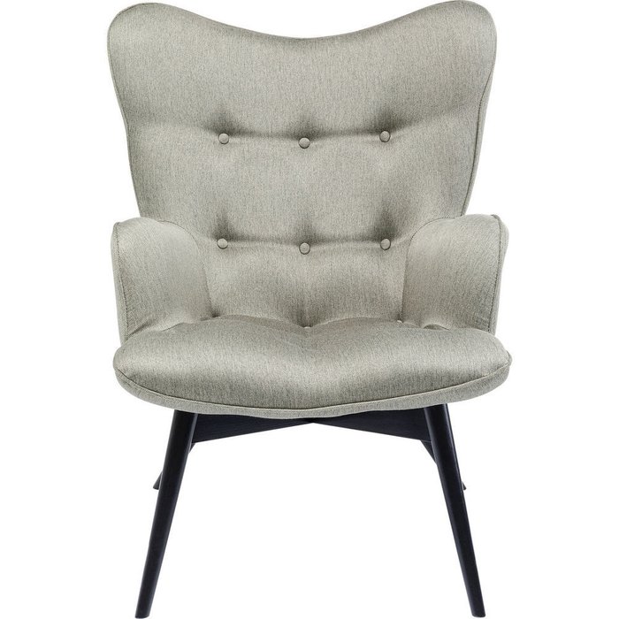 Кресло Vicky серого цвета - купить Интерьерные кресла по цене 55980.0
