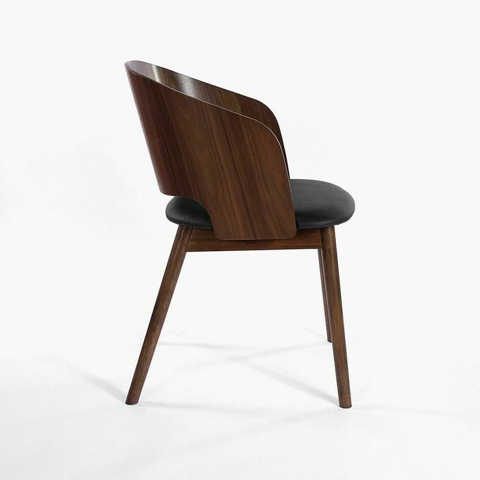 Стул Ванкувер черно-коричневого цвета - лучшие Обеденные стулья в INMYROOM