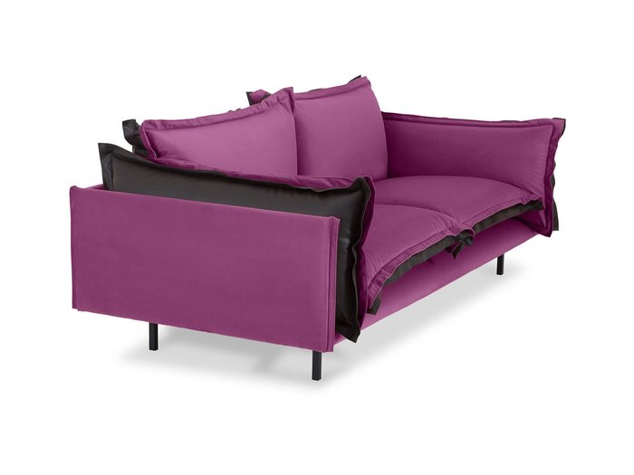 Диван Barcelona фиолетово-черного цвета - купить Прямые диваны по цене 106650.0