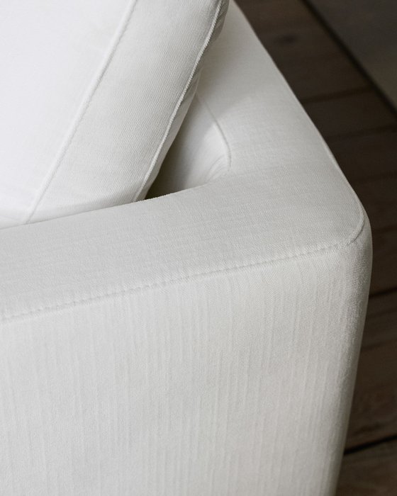 Диван Gala белого цвета с двойным шезлонгом  - лучшие Прямые диваны в INMYROOM