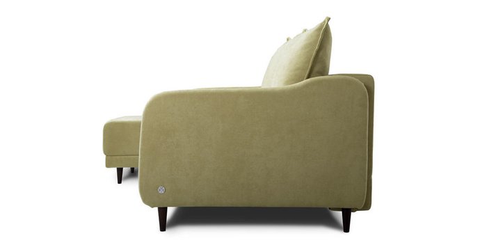 Угловой диван-кровать Бьёрг светло-зеленого цвета - лучшие Угловые диваны в INMYROOM