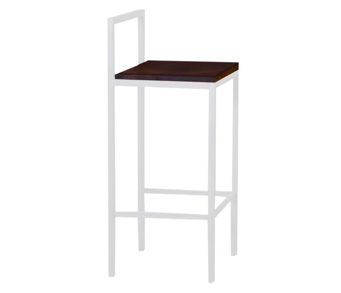 Барный стул Брайтон бело-коричневого цвета - купить Барные стулья по цене 7490.0