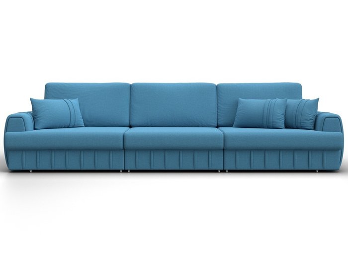 Диван-кровать Лига-057 Лонг голубого цвета - купить Прямые диваны по цене 101990 Диван-кровать Лига-057 Лонг голубого цвета - купить Прямые диваны по цене 101990