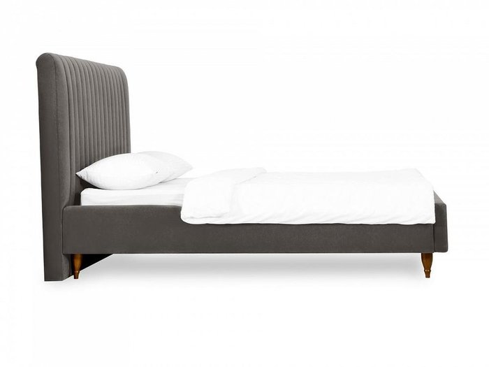 Кровать Dijon 160х200 темно-серого цвета - купить Кровати для спальни по цене 82530.0