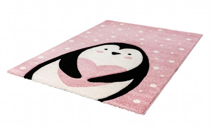 Детский ковер Amigo Pinguin 160x230 розового цвета - купить Ковры для детской по цене 30360.0