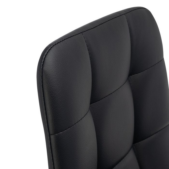 Обеденный стул Скай экокожа черного цвета - лучшие Обеденные стулья в INMYROOM