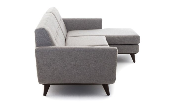 Модульный угловой диван серого цвета - купить Угловые диваны по цене 87800.0