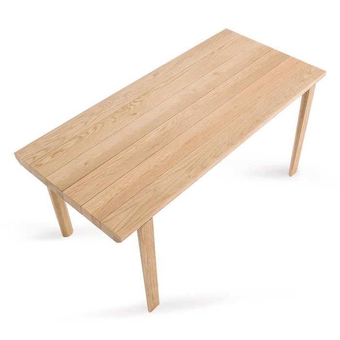 Стол обеденный из массива дуба от Э Галлина Torezia бежевого цвета - лучшие Обеденные столы в INMYROOM