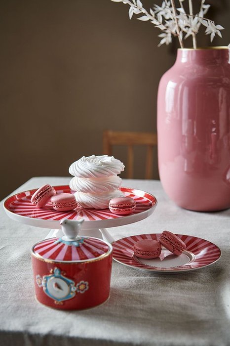 Сахарница Medallion красно-розового цвета - лучшие Для чая и кофе в INMYROOM