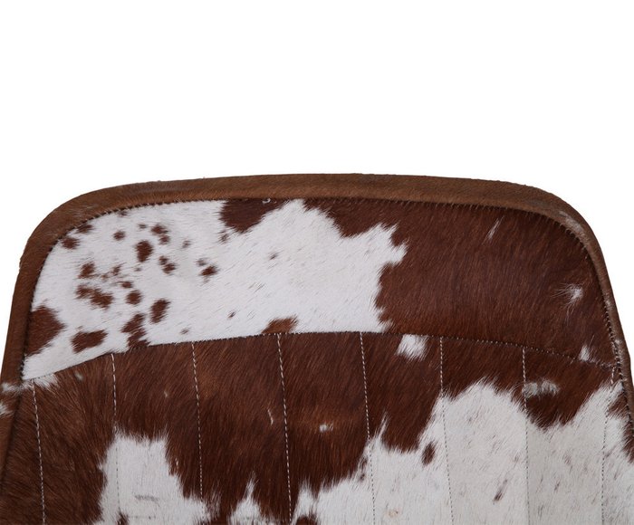 Стул Kenai с сидением из шкуры коровы - лучшие Обеденные стулья в INMYROOM