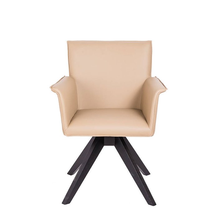 Поворотное кресло бежевого цвета - купить Обеденные стулья по цене 72990.0