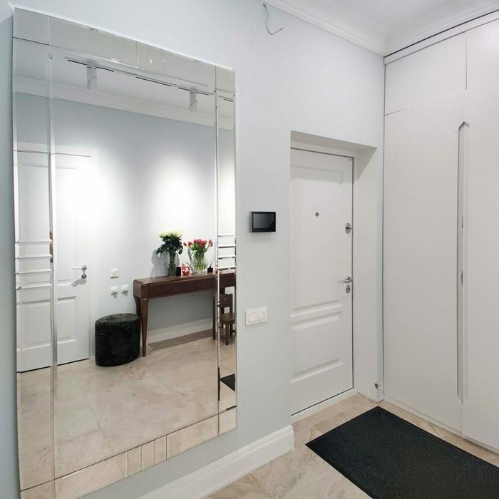 Настенное зеркало Modus 100х200 в зеркальной раме - лучшие Настенные зеркала в INMYROOM