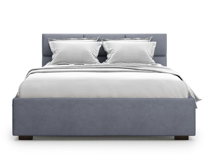 Кровать Bolsena 160х200 серого цвета с подъемным механизмом  - купить Кровати для спальни по цене 41500.0