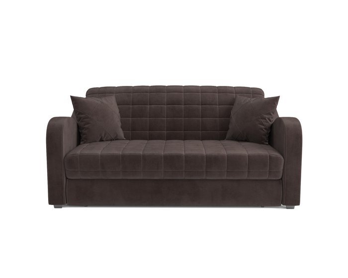 Диван-кровать Барон 4 коричневого цвета - купить Прямые диваны по цене 34090.0