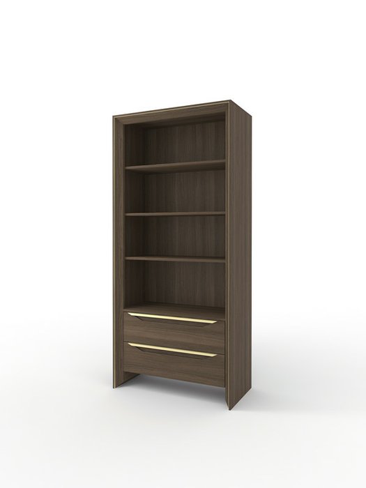 Открытый книжный шкаф Frame коричневого цвета - купить Книжные шкафы по цене 151800.0