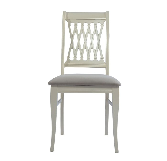 Комплект из двух стульев Ричмонд бежевого цвета на основании цвета слоновой кости - купить Обеденные стулья по цене 17730.0